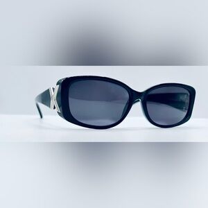 Vintage SRO S716 Black Oval Sunglasses Frames Only